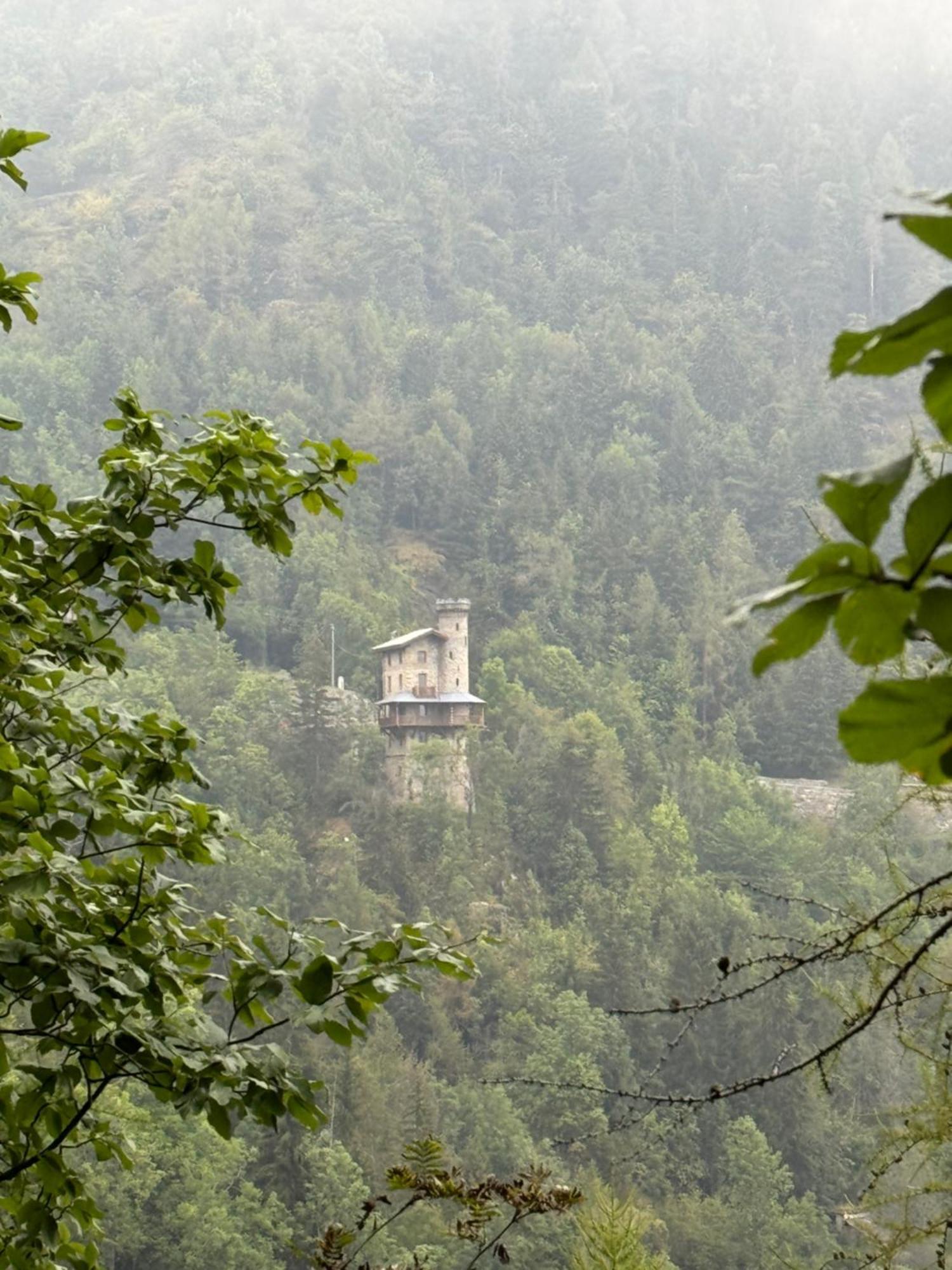 Il Castello Nel Bosco, Appartamento Torrente Champorcher Exterior foto